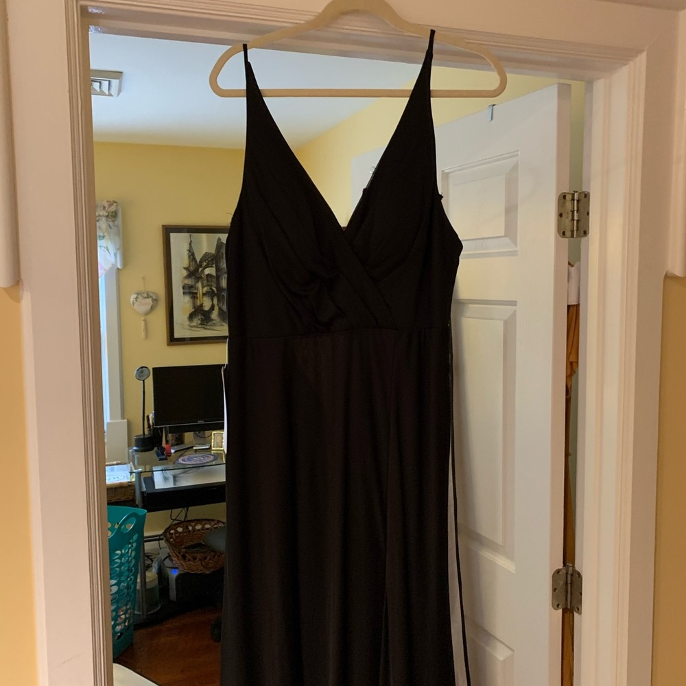 Long black dress
